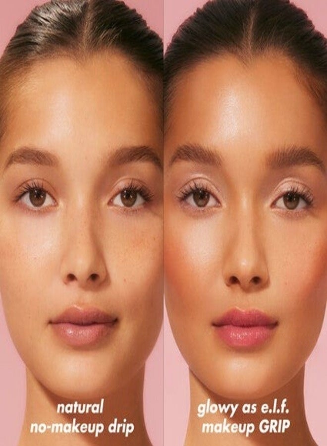 إلف برايمر إي.إل.إف. باور جريب + نياسيناميد - وردي، برايمر مُضيء لتثبيت المكياج، 24 مل - Image 2